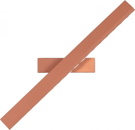 Настенный светодиодный светильник ST Luce SL1018 SL1018.623.01 терракотовый/прозрачный LED 1*11W 4000K (220V)