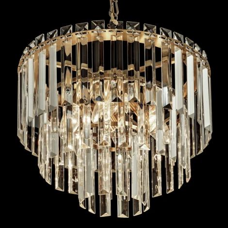 Подвесная люстра Citilux Фонда CL303163 (220V, хрусталь, на цепи)