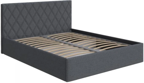 PROxSON Кровать Fresco с бельевым ящиком (Ткань: Рогожка Savana Grey (серый)) 90x200