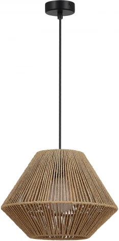 Подвесной светильник Evoluce Ettan SLE6025-603-01 бежевый/черный E27 1*40W (220V, на проводе)
