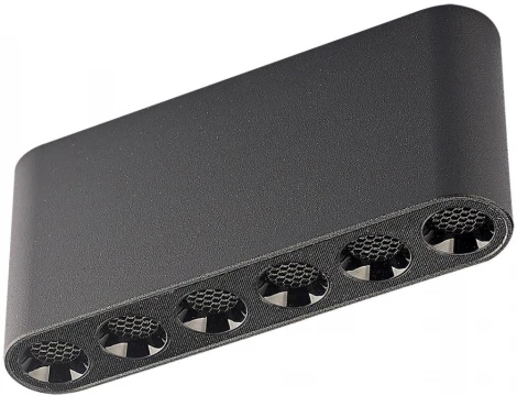 Потолочный линейный светильник Odeon Light Small 7092/15CL черный/металл/акрил LED 15W 3000K 220V