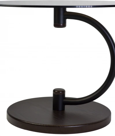 Стол журнальный Дуэт 13Н черный/венге/тонированное от фабрики Mebelik