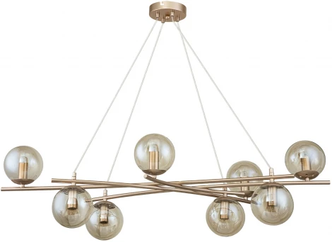 Подвесной светильник Balance 1119/8S E14*40W Gold (220V, на проводе, шарики)