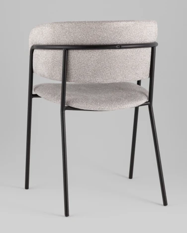 Кресло Нэлли New буклированный велюр серый Stool Group арт.УТ000039978