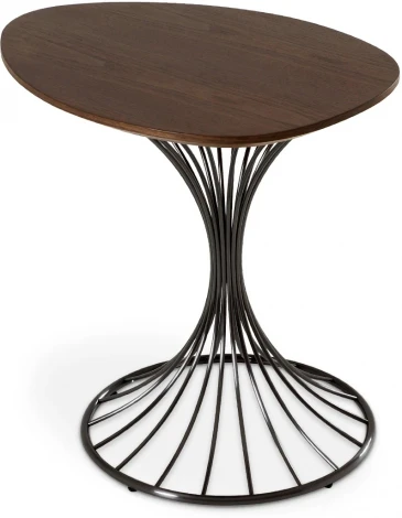 Журнальный стол Marty ОГОГО Обстановочка! (Шпон,МДФ/Черный,Орех) арт.930830