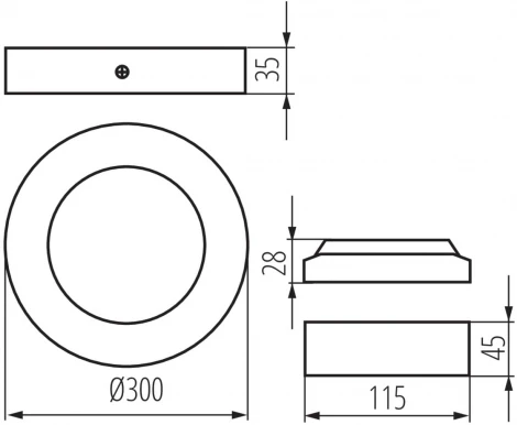 Точечный светильник светодиодный Kanlux CARSA 33541 (220V)