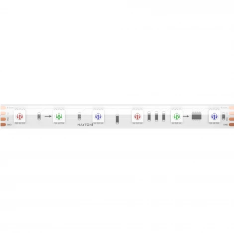Светодиодная лента IP68 24В 5050 14,4Вт/м RGB 5м Maytoni SPI светодиодная лента 201249
