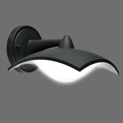 Настенный фонарь уличный Uniel ULU-S10A-8W/4000K IP54 BLACK (LED, 220V)