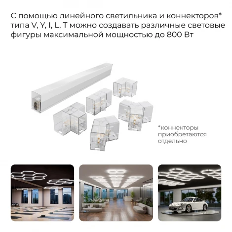 Линейный светильник светодиодный накладной 5Вт Apeyron 30-59