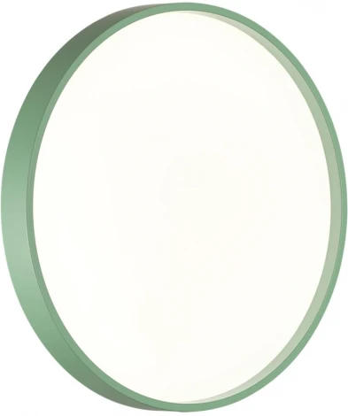 Настенно-потолочный светильник светодиодный Sonex Mavic 7743/CL COLOR SN пластик/белый/зеленый LED 30Вт 4000К D330 (220V, круглые, IP43)