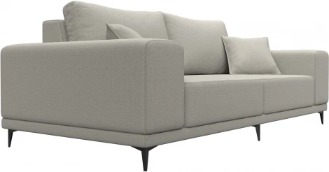 Диван прямой Льюес (Бежевый/Рогожка) Лига Диванов арт.122671