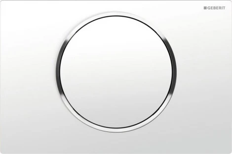 Кнопка смыва Geberit Sigma 10 115.758.KJ.5 белый / хром