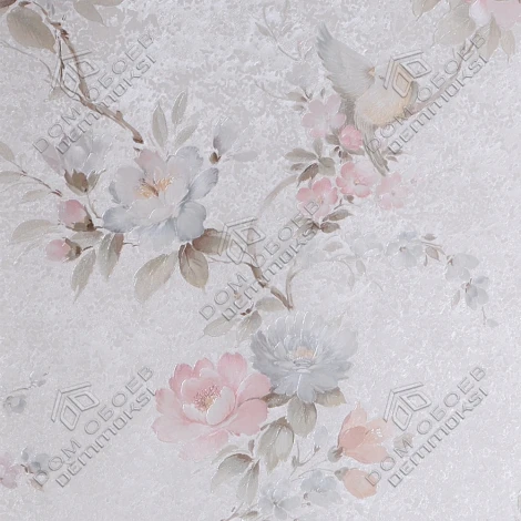 Обои виниловые Zambaiti Satin Flowers 2215