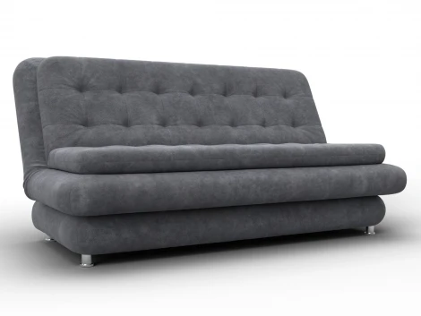 Диван-книжка Лига-123 (Металл,ЛДСП,Брус,Доска,Велюр/Темно-серый) Лига Диванов 137628