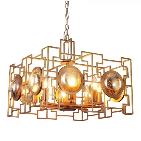 Подвесная люстра Crystal Lux Cuento SP8 GOLD
