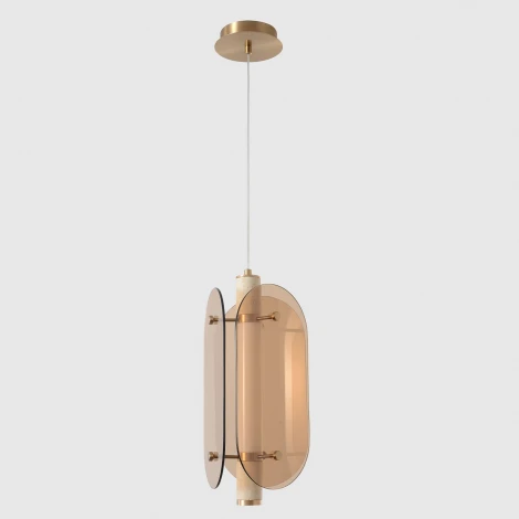 Подвесной светильник Crystal Lux AMARILLO SP18W LED BRASS (220V, на проводе)