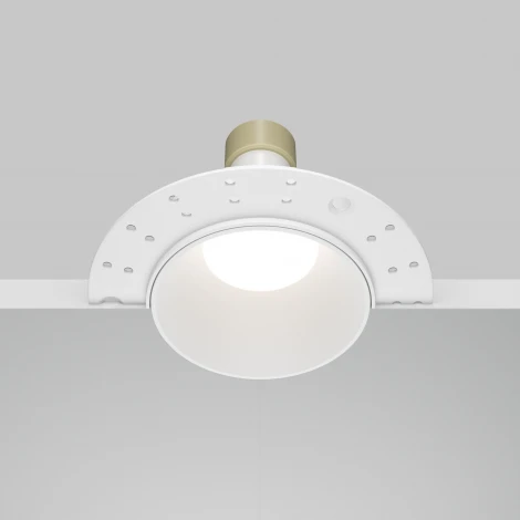 Встраиваемый светильник под гипсокартон IP54 Maytoni Share DL126-GU10-TRS-W (220V, круглые)