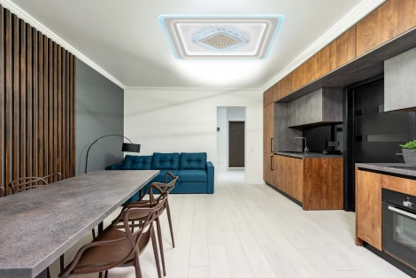 Потолочная люстра светодиодная с ДУ Ritter Crystal 3D 52367 3