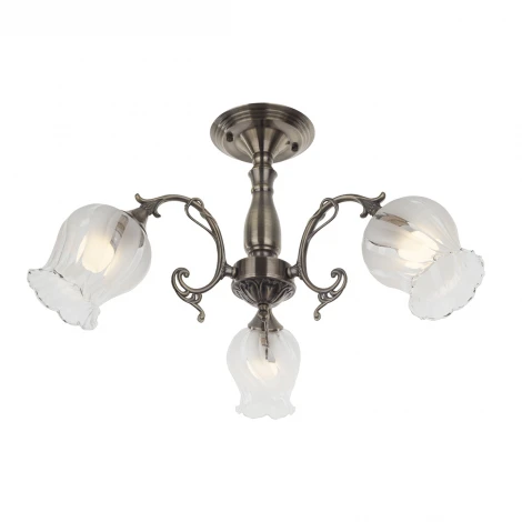 Потолочная люстра IDLamp Dorotea 289/3PF-Oldbronze