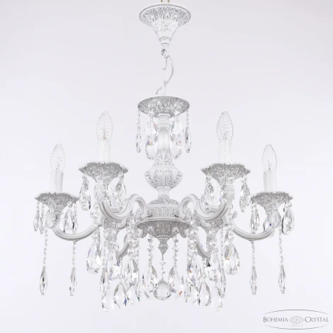 Подвесная люстра Bohemia AL7801 AL78101/6/175 A WMN (220V, хрусталь, свеча)