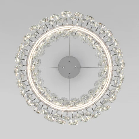 Подвесная люстра светодиодная Bogate's Marvel 90371/1 Strotskis (220V, хрусталь, на тросе)