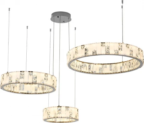 Подвесной светильник светодиодный Stilfort Cerruti 4015/09/03P (регулировка яркости, 220V, пульт управления, на тросе, кольцо)