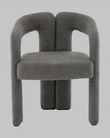 Стул Болинджер букле темно-серый Stool Group арт.УТ000041355