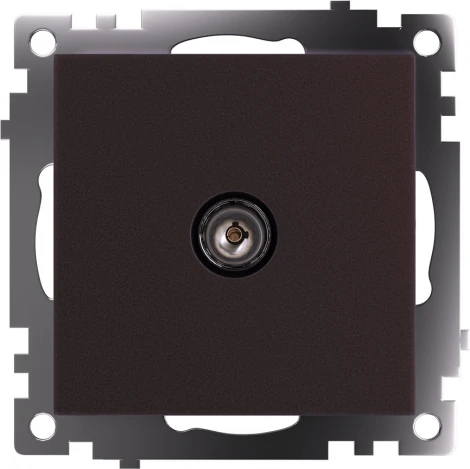 ТВ-розетка (коричневый) Stekker Катрин 49024