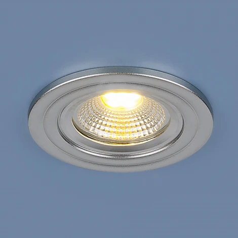 Встраиваемый точечный светильник Elektrostandard 9902 LED 3W COB SL серебро