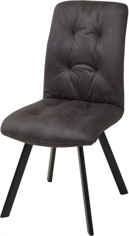 Обеденный стул M-City VILMAR DARK GREY темно-серый нубук
