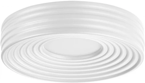 Потолочный светильник круглый Sonex Macaron 7704/40L металл/пластик/белый LED 40Вт 4000K D470 IP20 (220V, круглые)