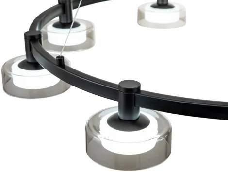 Подвесной светильник светодиодный Stilfort Gloze 4009/02/08P (220V, на тросе, круглые)