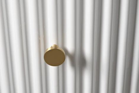 Тумбочка 2 ящика с мраморной столешницей d51*55см Garda Decor арт.77IP-GD009-TUMB/1