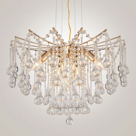 Подвесная люстра хрустальная Modelux MODELUX ML.6761.6 GD