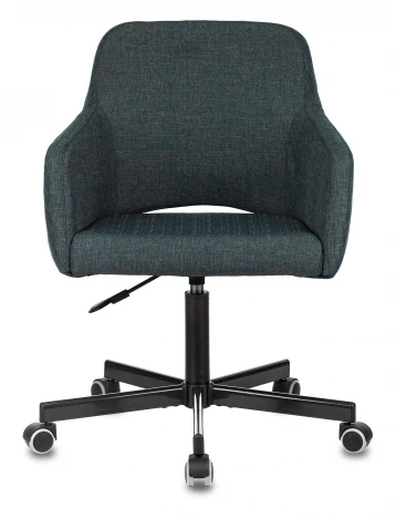 Кресло Бюрократ CH-380M синий шторм 38-416 крестовина металл