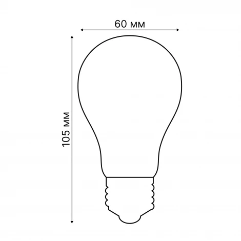 Умная лампа светодиодная Wi-Fi Bluetooth, диммируемая, прозрачная 2700-6500K, Голосовое управление приложение UnielSmart Uniel LED-A60-7W/SW/E27/230V/WF/CL GLS81TR