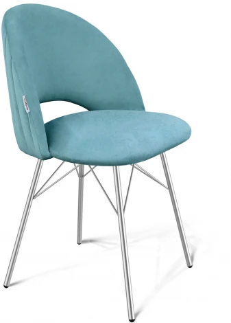 Стул Sheffilton SHT-ST34-1/S64 голубая пастель/хром лак от фабрики Sheffilton
