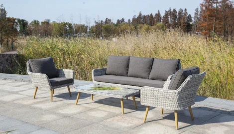 Кресло из искусственного ротанга, цвет бежевый 4SIS Прованс YH-SYH272W-CH beige