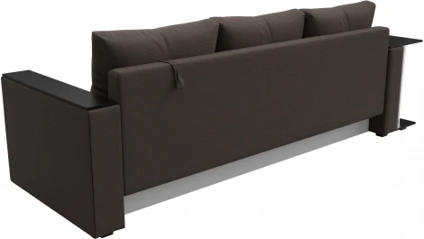 Диван прямой Атланта Лайт со столом слева Лига Диванов (Рогожка) арт.126161L