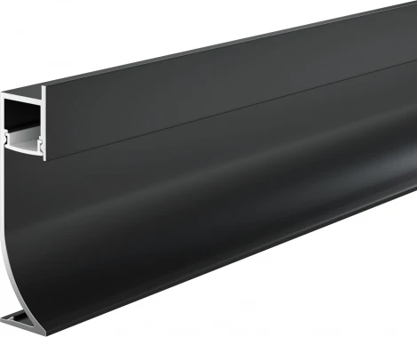 Алюминиевый профиль плинтус с подсветкой 53x14 Maytoni Led Strip ALM-5314-B-2M