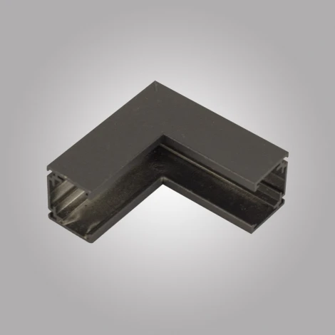 Коннектор угловой внутренний для накладного магнитного шинопровода AM Group MAGNET AM504 BK (48V)