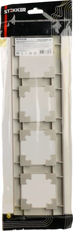 Рамка на 4 поста (шампань) Stekker Катрин 39805