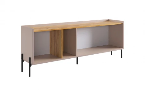 Гостиная "Доминика К1" (1572х350х2060) Mebelson (ЛДСП/Дуб крафт золотой) арт.ГК01Доминика.3369