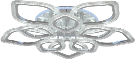 Потолочная люстра светодиодная на штанге с пультом Reluce 09827-3.3-5+5C CR (RGB) (220V)