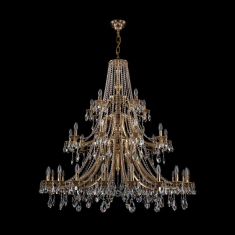 Подвесная люстра Bohemia 1771 1771/20+10+5/490/A/GB