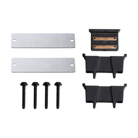 Соединитель прямой токопроводящий Novotech Fatto 359613 черный IP20 220V