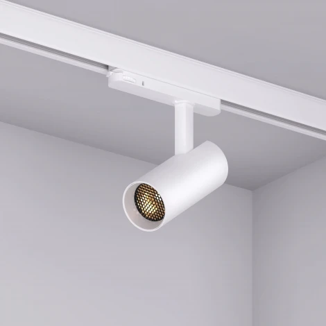 Трековый светильник трехфазный LED LGD-GERA-4TR-R55-10W Warm3000 (WH, 24 deg, 230V) (Arlight, IP20 Металл) 055146