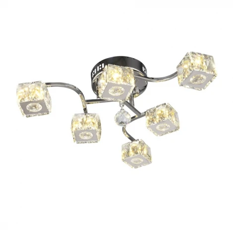 Потолочная люстра Максисвет 1645 1-1645-6-CR Y LED