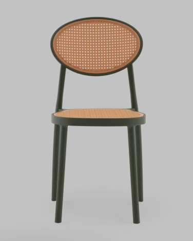 Стул Junie пластиковый зелёный Stool Group арт.УТ000040848