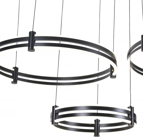 Подвесной светильник Zortes DUBLE-R ZRS.27510.03 (LED, 220V, на тросе, кольцо, IP21)